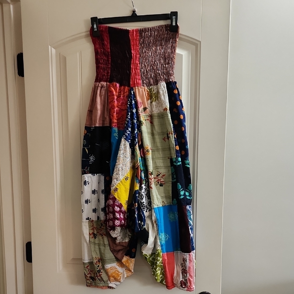 Patchwork Multicolor Women's herem pants